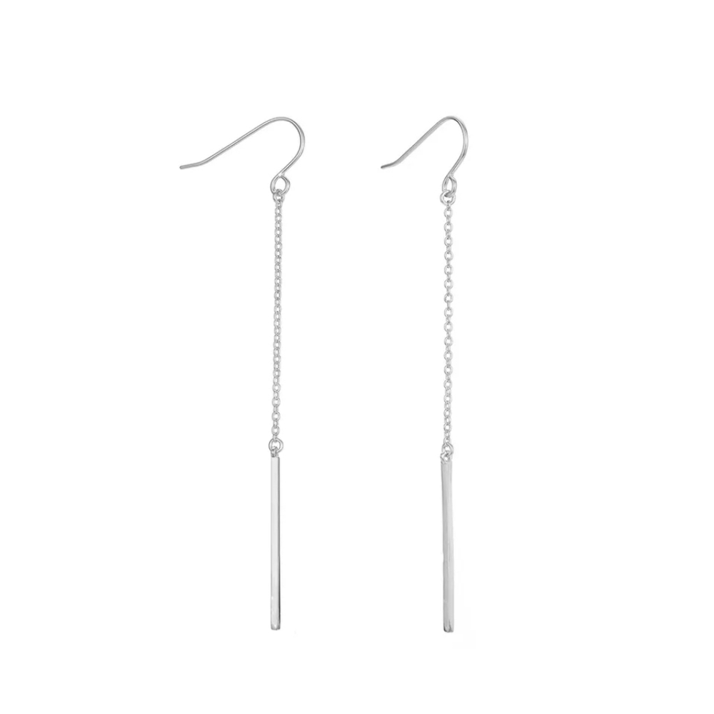 Trendy Long Dangle Earrings - Picture 6 of 7